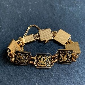 🔴 Vintage bracelet with birds